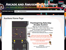 Tablet Screenshot of amusementauctions.com